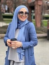 Penye Şal - İndigo