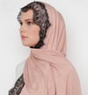 SAKALLI DANTEL ŞAL-Nude