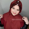 Taji El Melika Şal - Bordo