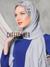 Üç Boyutlu Şal - Gri