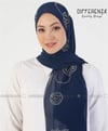 Zebra Topu Şifon Şal-Laci