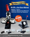 50x50 Kare Buton Makine Seti