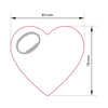 Kalp Magnet Şişe Açacağı - 100 Adet
