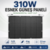 •	310W esnek güneş paneli ön görünüm