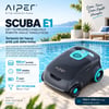 Aiper Scuba E1 kablosuz robotik havuz temizleyicisi havuz kenarında