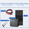 Bluetti AC200MAX Taşınabilir Güç Kaynağı | 230W Güneş Paneli
