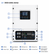 Deye SUN-6K-OG02LP1-EU-AM1 6 kW off-grid inverter ürün genel bakışı ve bağlantı noktaları