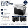 Dometic CFF20 12V 24V DC ve 220V AC çift güç girişine sahip araç buzdolabı