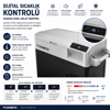 Dometic CFF20 dijital sıcaklık kontrol paneli ve LED ekranlı kompresörlü araç buzdolabı