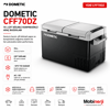 Dometic CFF70DZ 70 litre çift bölmeli kompresörlü araç buzdolabı genel görünümü