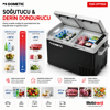 Dometic CFF70DZ bağımsız açılabilen çift kapak tasarımı