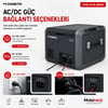 Dometic CFX5 55 AC 220V ve 12/24V DC güç bağlantı seçenekleri