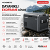 Dometic CFX5 55 dayanıklı ExoFrame gövde yapısı ve açık hava kullanımı