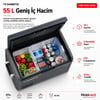 Dometic CFX5 55 geniş 55 litre iç hacmi ve çıkarılabilir sepet sistemi