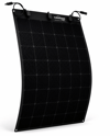 TommaTech 170 Watt Yarı Esnek Dark Serisi Güneş Paneli sağ ön perspektif görünümü.