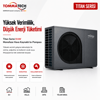 TommaTech Titan Serisi 9 kW monofaze hava kaynaklı ısı pompası çapraz ön görünüm tanıtım görseli