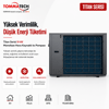 TommaTech Titan Serisi 9 kW monofaze hava kaynaklı ısı pompası arka görünüm tanıtım görseli