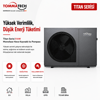 TommaTech Titan Serisi 9 kW monofaze hava kaynaklı ısı pompası ön görünüm ürün görseli