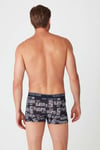 U.S. Polo Assn. Erkek Lacivert Baskılı Tekli Boxer - US.01.82014.INT 243