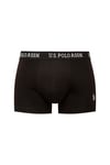 U.S. Polo Assn. Erkek 301 Siyah 3 lü Boxer  - US.01.80653.INT 320
