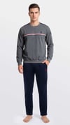 U.S. Polo Assn. Erkek Antrasit Melanj Ev Giyim  - US.01.19061.26K 101