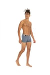 U.S. Polo Assn. Erkek Bordo - Siyah - Antrasit Melanj 3 lü Boxer  - US.01.80533 406