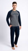 U.S. Polo Assn. Erkek Lacivert Pijama Takım  - US.01.19090.26K 240