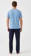 U.S. Polo Assn. Erkek Mavi Pijama Takım  - US.01.18860.INT 180