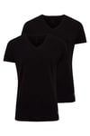 U.S. Polo Assn. Erkek Siyah 2 Li V Yaka Atlet - US.01.80194 140