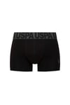 U.S. Polo Assn. Erkek Siyah 3 lü Boxer  - US.01.80655.INT 140