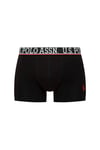 U.S. Polo Assn. Erkek Siyah - siyah - Kırmızı 3 lü Boxer  - US.01.80655.INT 613