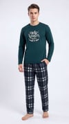 U.S. Polo Assn. Erkek Yeşil Pijama Takım  - US.01.19110.26K 200