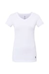 U.S. Polo Assn. Kadın Beyaz Kısa Kollu V Yaka T-Shirt - US.B1.66004 120