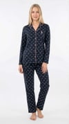 U.S. Polo Assn. Kadın Lacivert Pijama Takım  - US.01.20327.26K 240