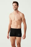 USPA Erkek Antrasit Melanj - Siyah - Gri Melanj  3 LÜ Boxer - US.01.80338 384