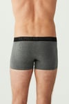 USPA Erkek Antrasit Melanj - Siyah 3 LÜ Boxer - US.01.80304 383