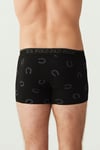 USPA Erkek Antrasit Melanj - Siyah 3 LÜ Boxer - US.01.80304 383