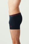 USPA Erkek Beyaz - Kırmızı - Lacivert 3 LÜ Boxer - US.01.80097 397