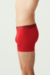 USPA Erkek Beyaz - Kırmızı - Lacivert 3 LÜ Boxer - US.01.80097 397