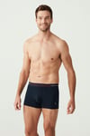 USPA Erkek Bordo - Lacivert - Gri Melanj  3 LÜ Boxer - US.01.80328 404