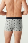 USPA Erkek Bordo - Lacivert - Gri Melanj  3 LÜ Boxer - US.01.80328 404