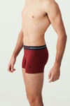 USPA Erkek Bordo - Lacivert - Gri Melanj  3 LÜ Boxer - US.01.80328 404