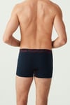 USPA Erkek Kırmızı - Gri Melanj - Lacivert 3 LÜ Boxer - US.01.80336 427