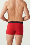 USPA Erkek Kırmızı - Gri Melanj - Lacivert 3 LÜ Boxer - US.01.80336 427