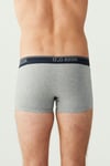 USPA Erkek Lacivert - Gri Melanj - İndigo  3 LÜ Boxer - US.01.80263 439