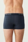 USPA Erkek Lacivert - Gri Melanj - İndigo  3 LÜ Boxer - US.01.80263 439