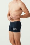 USPA Erkek Lacivert - Lacivert Melanj  3 LÜ Boxer - US.01.80338 446