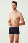 USPA Erkek Saks - Lacivert - Sarı 3 LÜ Boxer - US.01.80178 484