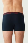 USPA Erkek Siyah - Antrasit - Lacivert 3 LÜ Boxer - US.01.80097 488