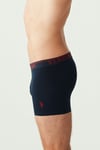 USPA Erkek Siyah - Antrasit - Lacivert 3 LÜ Boxer - US.01.80097 488